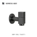 Modern matte brass black garden faucet garden wall mount spout