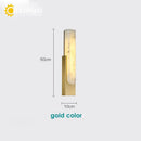 Modern matte gray and white led marble wall sconce living room light