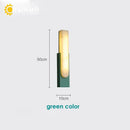 Modern matte gray and white led marble wall sconce living room light