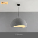 Modern matte white industrial wind chandelier bedroom pendant light
