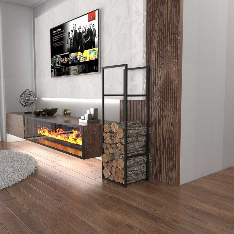 Modern Metal Firewood Rack