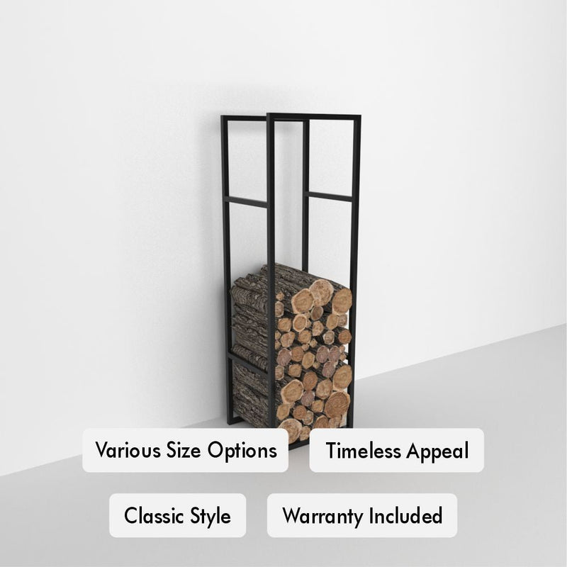 Modern Metal Firewood Rack