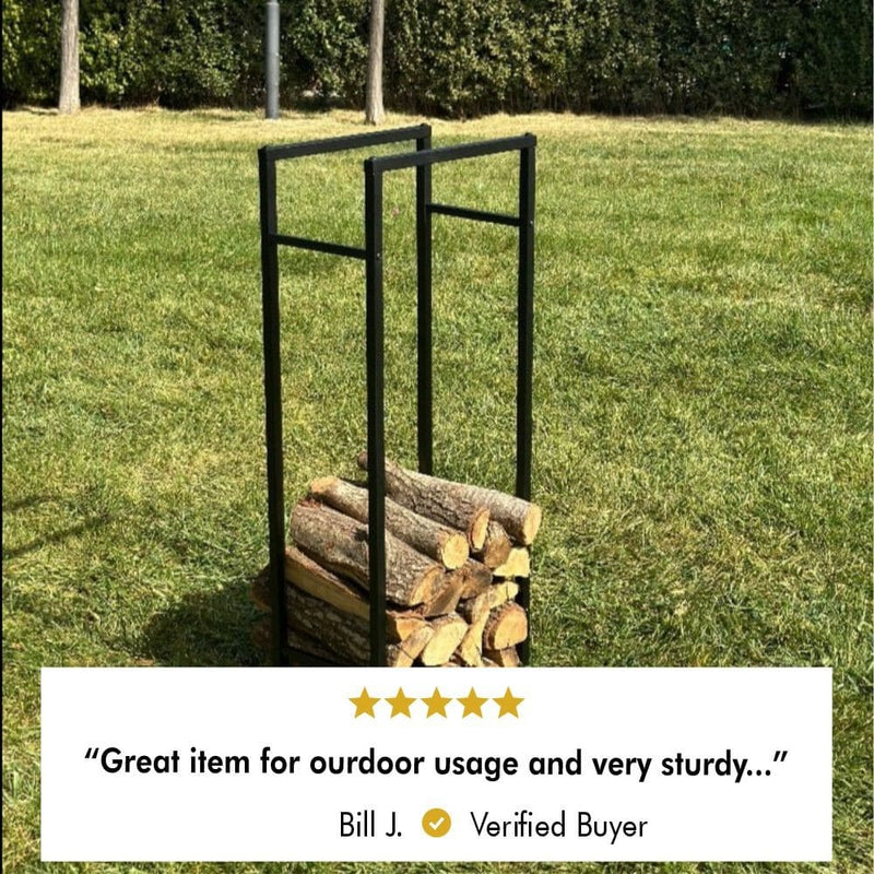 Modern Metal Firewood Rack