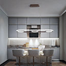 Modern metal white oval pendant light – kitchen island led fixture