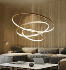 Gold Circle Pendant Lamp