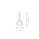 Modern metallic spherical designer glass chandelier dining room light