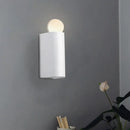 Modern milk glass ball wall lamp bedroom small medium sconcelight