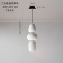 DecorBites™ Glass Ball Pendant Light: Modern Milky White LED Hanging Lamp for Dining Table