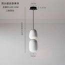 DecorBites™ Glass Ball Pendant Light: Modern Milky White LED Hanging Lamp for Dining Table