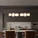 DecorBites™ Glass Ball Pendant Light: Modern Milky White LED Hanging Lamp for Dining Table