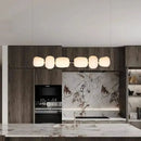 DecorBites™ Glass Ball Pendant Light: Modern Milky White LED Hanging Lamp for Dining Table