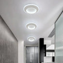 Modern minimalist black acrylic led ceiling lamp bedroom light