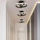 Modern minimalist black acrylic led ceiling lamp bedroom light