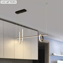 DecorBites™ Black Acrylic LED Island Pendant Light