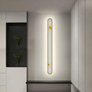 Modern minimalist black acrylic wall lamp for bedroom living room