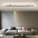 Modern minimalist black acrylic wall lamp for bedroom living room