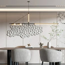 Modern minimalist black chandelier pendant light for dining room