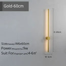 Modern minimalist black creative staircase wall lights living room