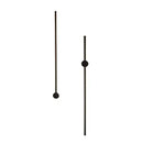 Modern minimalist black creative staircase wall lights living room