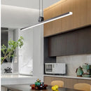 Modern minimalist black dimmable led ceiling chandelier dining room