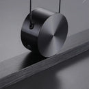 Modern minimalist black dimmable led ceiling chandelier dining room