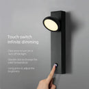 Modern minimalist black dimmable led wall lamp bedroom sconce