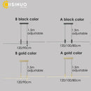 Modern minimalist black & gold adjustable led pendant light dining room