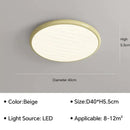 Modern minimalist black led ceiling light for bedroom with remote