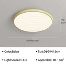 Modern minimalist black led ceiling light for bedroom with remote