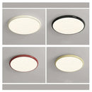Modern minimalist black led ceiling light for bedroom with remote
