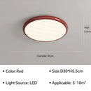 Modern minimalist black led ceiling light for bedroom with remote