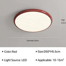 Modern minimalist black led ceiling light for bedroom with remote