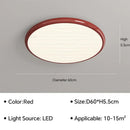 Modern minimalist black led ceiling light for bedroom with remote