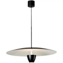 Modern minimalist black led pendant light for dining room
