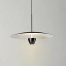 Modern minimalist black led pendant light for dining room