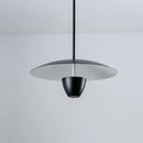 Modern minimalist black led pendant light for dining room