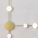 Modern minimalist black led wall lamp for living room geometric sconce