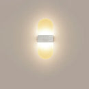Modern minimalist black led wall light bedroom sconce