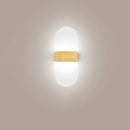Modern minimalist black led wall light bedroom sconce