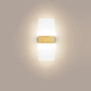 Modern minimalist black led wall light bedroom sconce