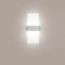 Modern minimalist black led wall light bedroom sconce