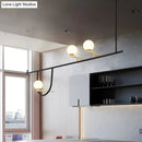 Black Triple Globe Ceiling Light