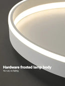 Modern minimalist black ring led ceiling lights bedroom lamp
