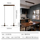DecorBites™ Black Solid Wood Saucer Pendant Lights, LED GU10, Minimalist Design