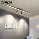 Modern minimalist black star ceiling light for living room