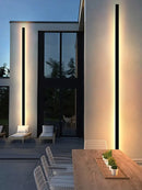 DecorBites™ Black Waterproof LED Wall Light | Minimalist Outdoor Garden Balcony Terrace Decor