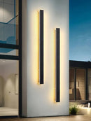 DecorBites™ Black Waterproof LED Wall Light | Minimalist Outdoor Garden Balcony Terrace Decor