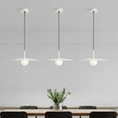Modern minimalist black & white decorbites flying saucer dining room light