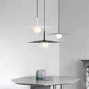 Modern minimalist black & white decorbites flying saucer dining room light