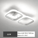 Modern minimalist black & white led ceiling lamp bedroom lighting